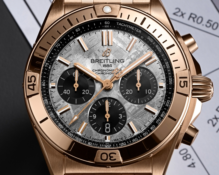 BREITLING - CHRONOMAT - RB01347A1F1S1 - 隕石獨步,征服球場|百年靈攜手曼城球星「魔人」哈蘭德推出Chronomat限量腕錶