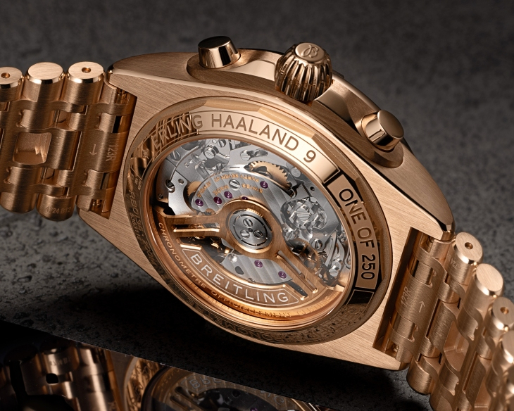 BREITLING - CHRONOMAT - RB01347A1F1S1 - 隕石獨步,征服球場|百年靈攜手曼城球星「魔人」哈蘭德推出Chronomat限量腕錶