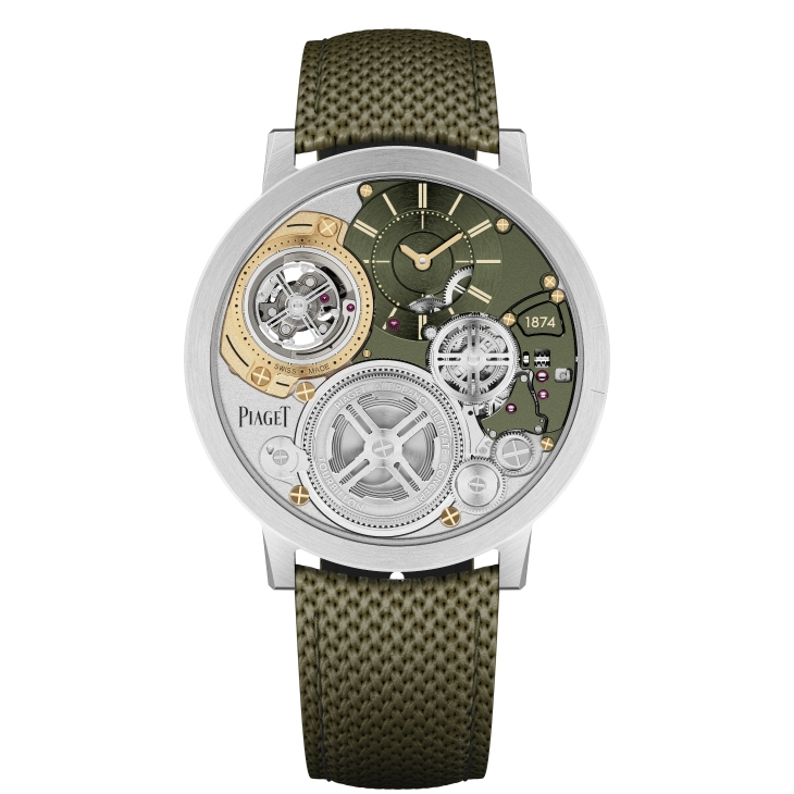 PIAGET - ALTIPLANO - G0A50126 - 超薄傳奇換裝優雅金綠｜PIAGET Altiplano系列兩款腕錶新色登場