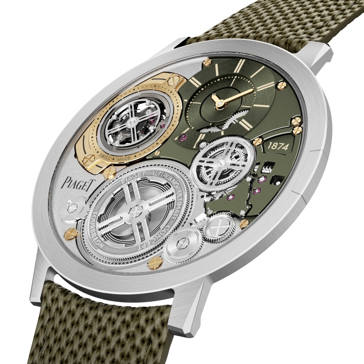 PIAGET - ALTIPLANO - G0A50126 - 超薄傳奇換裝優雅金綠｜PIAGET Altiplano系列兩款腕錶新色登場