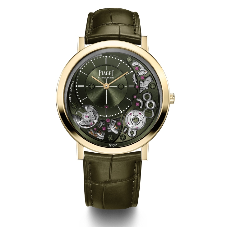 PIAGET - ALTIPLANO - G0A50126 - 超薄傳奇換裝優雅金綠｜PIAGET Altiplano系列兩款腕錶新色登場