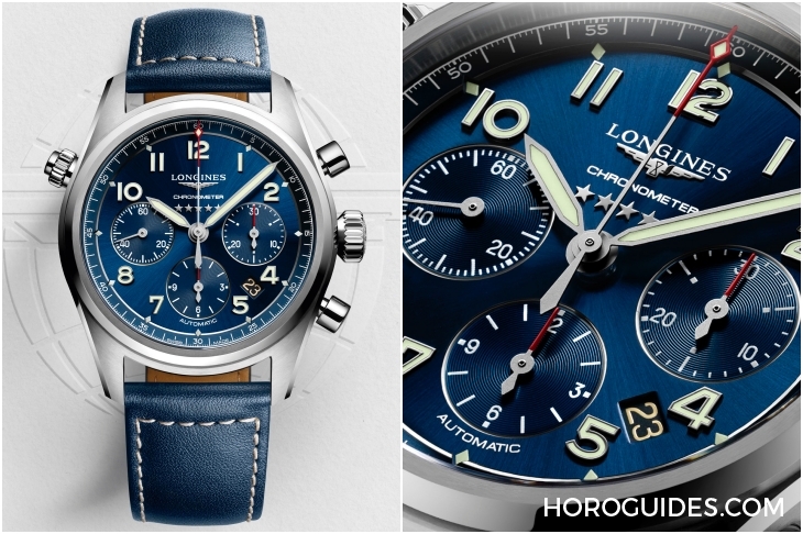 LONGINES - SPIRIT - L3.810.4.53.0 - 滿滿飛行元素!LONGINES全新Spirit先行者系列初亮相