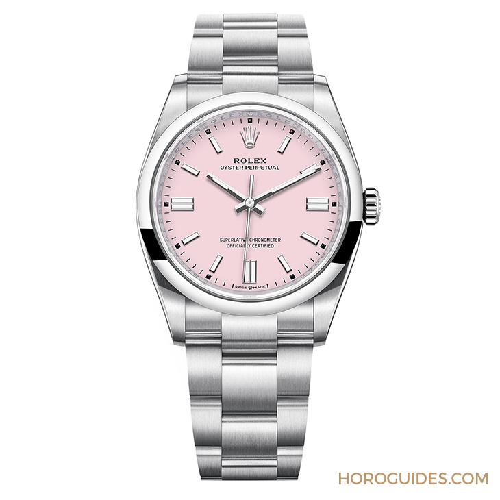 ROLEX - OYSTER PERPETUAL - 124300-0004 - 五彩繽紛!勞力士Oyster Perpetual 36一次推出五款新作