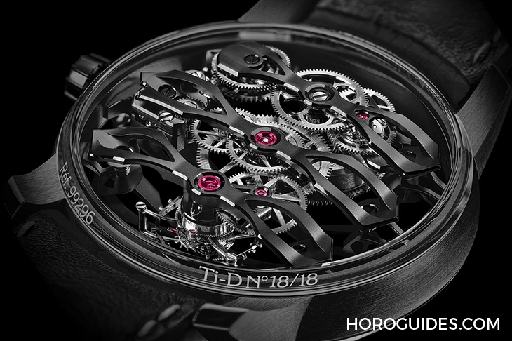 GIRARD-PERREGAUX - BRIDGES - 99296-21-001-BA6A - 懸浮幻覺來襲!GP三飛橋陀飛輪限量腕錶Aston Martin特別版