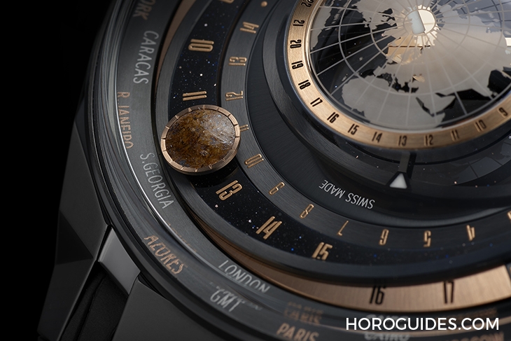 ULYSSE NARDIN - Blast - 1063-400-2A/1A - 以直觀易讀的方式,指示浩瀚宇宙的天文萬象|Ulysse Nardin Blast月之狂想世界時區腕錶