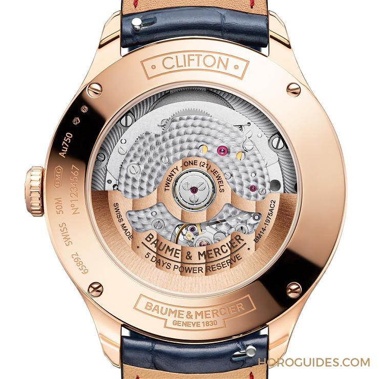 Baume & Mercier - Clifton - M0A10547 - 自有機芯性能再精進｜Baume & Mercier克里頓Baumatic星期日期及月相