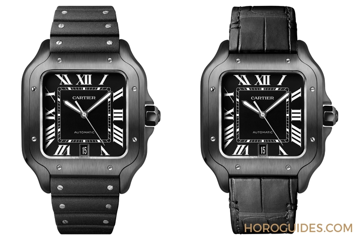 CARTIER - SANTOS DE CARITER - WSSA0039 - 黑魂模式啟動!卡地亞Santos de Cartier大型款