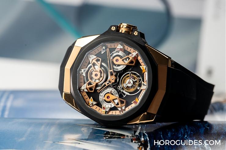 CORUM - ADMIRAL - A298/04127 - 海洋風格領航之選｜Corum海軍上將AC-One 45鏤空陀飛輪與AC-One 38女仕鑽錶