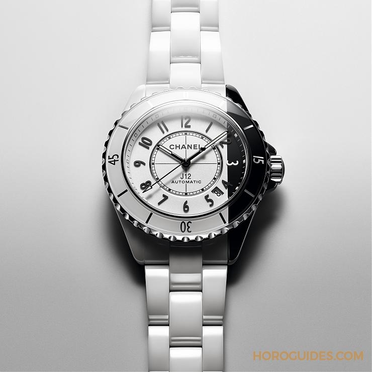 CHANEL - J12 - H6515 - Two-Tone的美妙，CHANEL一直都知道｜J12 Paradoxe腕錶系列