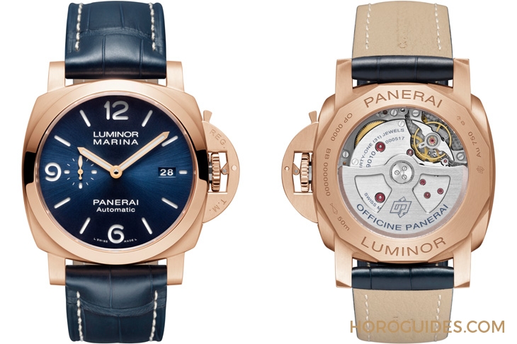 PANERAI - LUMINOR MARINA - PAM01112 - 運動感的華麗轉身！沛納海Goldtech™紅金的獨家魅力｜Luminor Marina Goldtech™ 紅金44mm-PAM01112