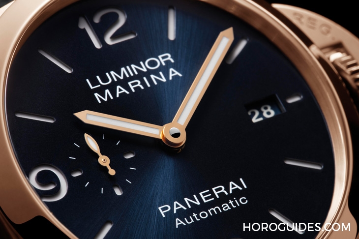 PANERAI - LUMINOR MARINA - PAM01112 - 運動感的華麗轉身！沛納海Goldtech™紅金的獨家魅力｜Luminor Marina Goldtech™ 紅金44mm-PAM01112