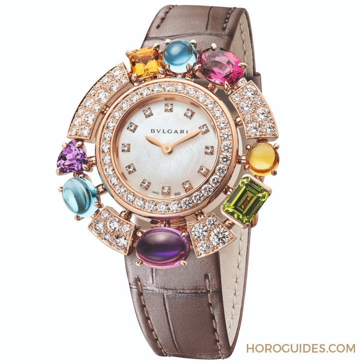BVLGARI - 高級珠寶腕錶 - 103493 - 義式珠寶美學加持!BVLGARI Allegra腕錶的彩寶光環