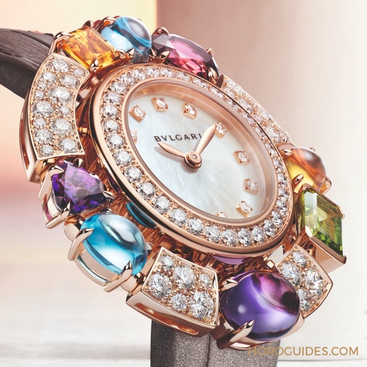 BVLGARI - 高級珠寶腕錶 - 103493 - 義式珠寶美學加持!BVLGARI Allegra腕錶的彩寶光環