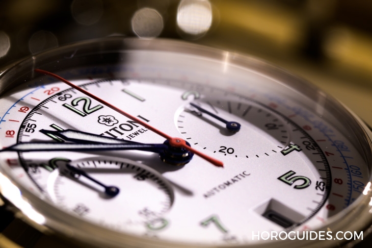 TITONI - HERITAGE - 94020 S-680 - 你要復刻古董味還是摩登熊貓面?Titoni Heritage計時碼錶94019與94020