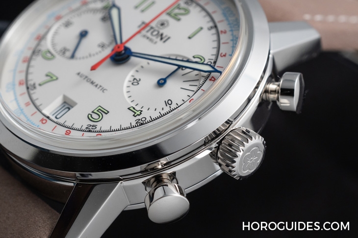 TITONI - HERITAGE - 94020 S-680 - 你要復刻古董味還是摩登熊貓面?Titoni Heritage計時碼錶94019與94020