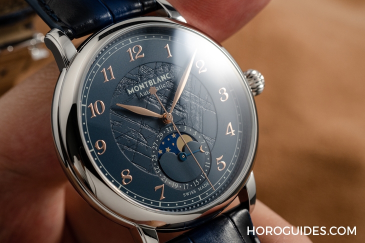 MONTBLANC - STAR - 129626 - 冰川紋藍面，暮色下的白朗峰頂印象｜Montblanc明星傳承系列限量新作