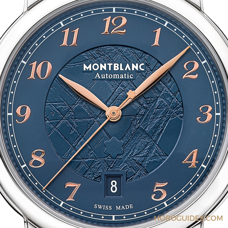 MONTBLANC - STAR - 129626 - 冰川紋藍面，暮色下的白朗峰頂印象｜Montblanc明星傳承系列限量新作