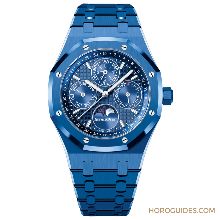 AUDEMARS PIGUET - ROYAL OAK - 26579CS.OO.1225CS.01 - 愛彼第一只藍色陶瓷錶！皇家橡樹萬年曆藍色陶瓷鍊帶腕錶