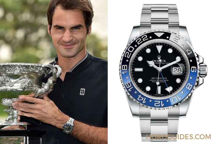 ROLEX - 回顧那些高光時刻,Roger Federer費德勒與Rolex偕伴20年