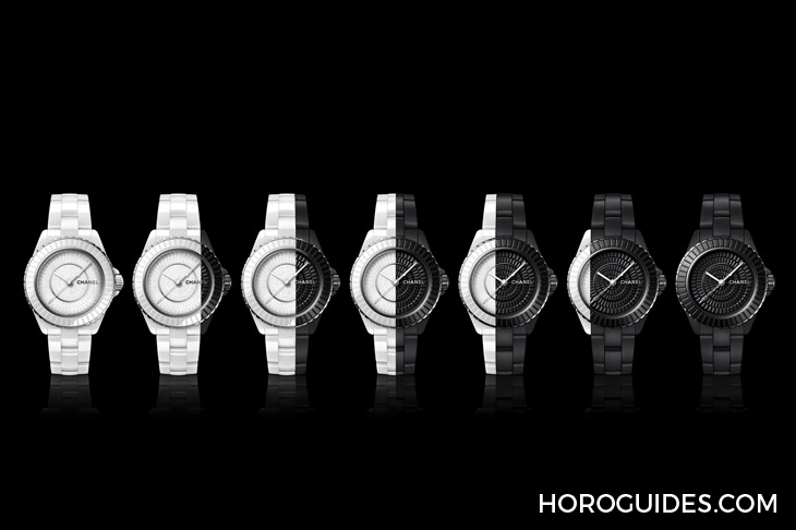 以黑白配的各種可能性，詮釋月蝕的模樣｜CHANEL J12腕錶的黑白實驗