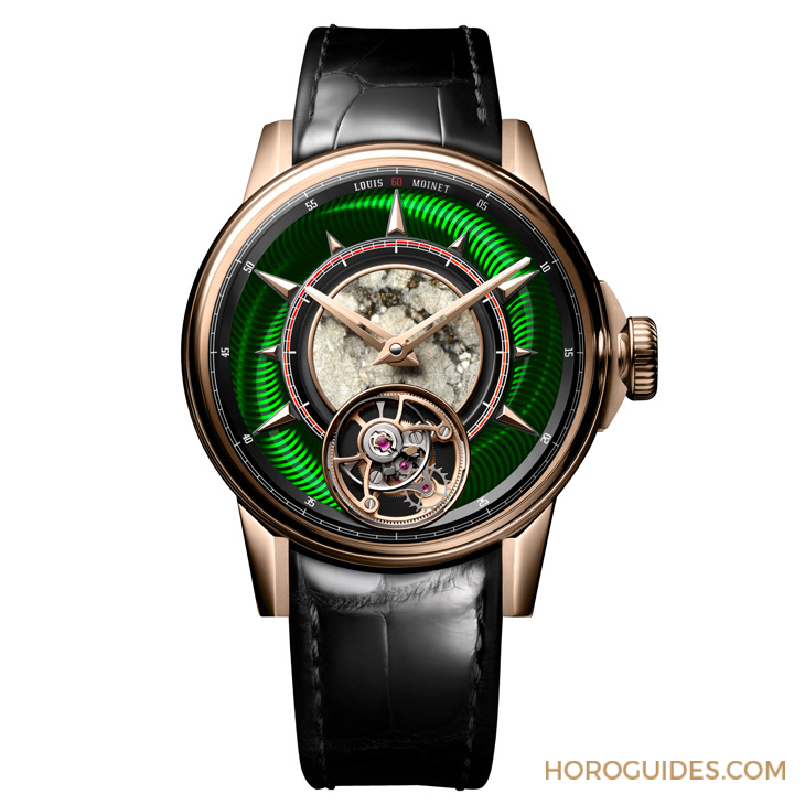 Louis Moinet - COSMIC ART - LM-135.50.V1 - 史上運用最多種隕石的腕錶現身SHH台北101頂級鐘錶概念店|Louis Moinet拾集隕石碎片的浪漫而來