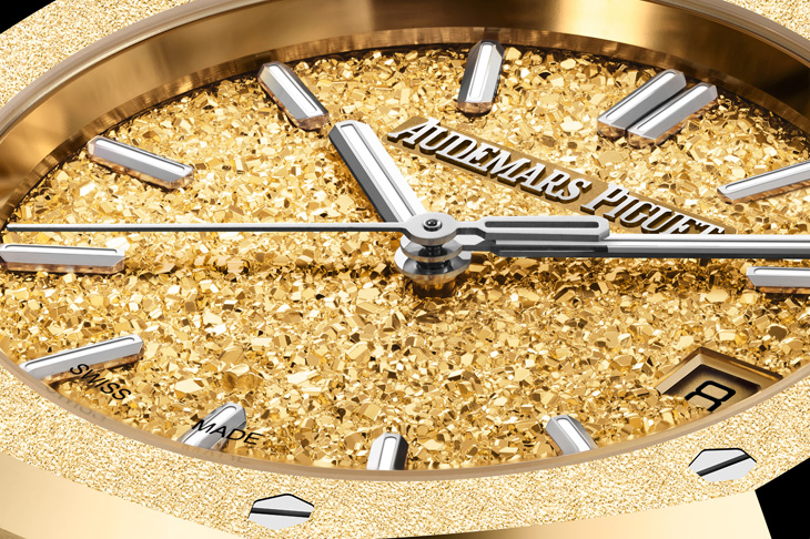 AUDEMARS PIGUET - ROYAL OAK - 77450BA.GG.1361BA.01 - 擁抱經典工藝也探索創新技術,看愛彼AP如何玩轉貴金屬的多重魅力|2024年新作精選