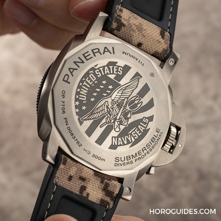 PANERAI - SUBMERSIBLE - PAM01521 - 沛納海攜手海豹部隊跨出美國本土出任務｜Panerai Submersible QuarantaQuattro Navy SEAL系列腕錶