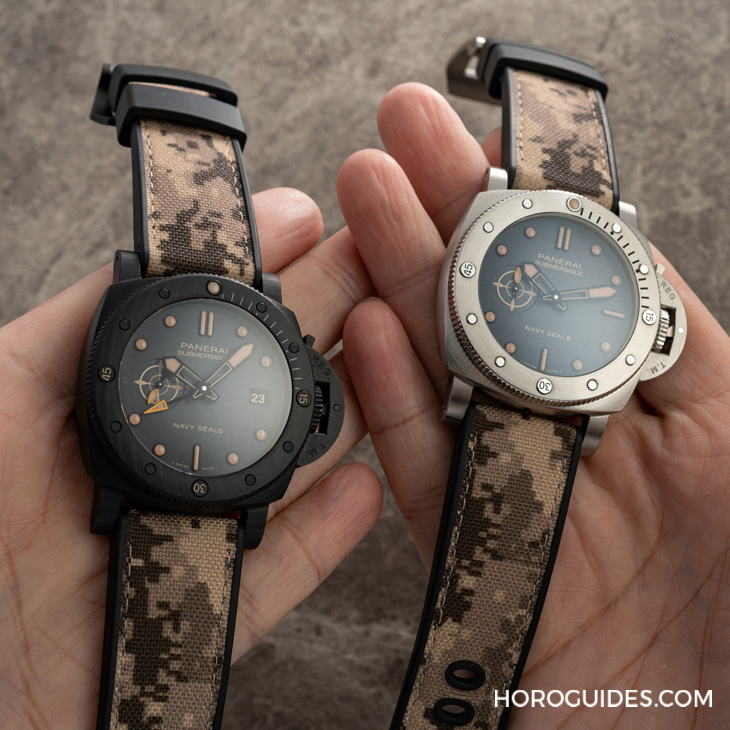 PANERAI - SUBMERSIBLE - PAM01521 - 沛納海攜手海豹部隊跨出美國本土出任務｜Panerai Submersible QuarantaQuattro Navy SEAL系列腕錶