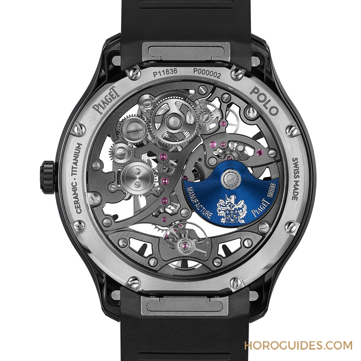 PIAGET - POLO - G0A49011 - 風雅動感再進化|Piaget Polo系列黑陶瓷超薄鏤空自動上鍊腕錶