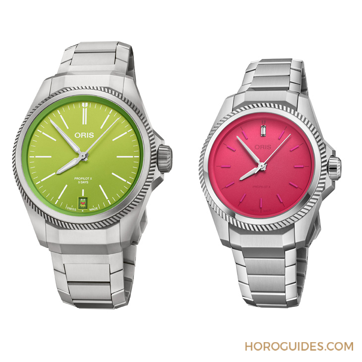 ORIS - PROPILOT - 01 531 7796 4158-07 8 17 05LC - 想追的來！華麗巨星Miss Piggy和你捉迷藏｜Oris ProPilot X Miss Piggy特別版腕錶