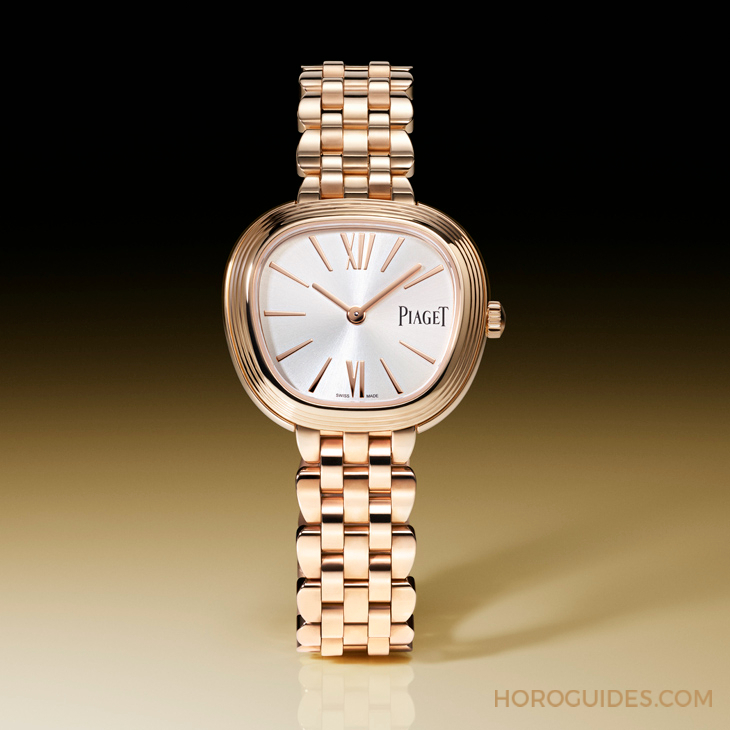 PIAGET - BLACK TIE - G0A50237 - 結合大膽輪廓與金質光影的復古魅力|PIAGET Polo 79腕錶白金版現身、梯形錶殼Sixtie腕錶初亮相