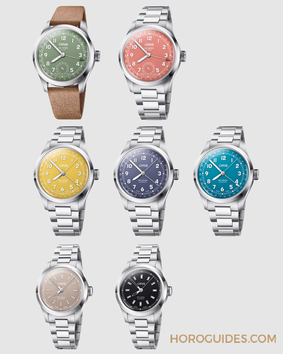 ORIS - BIG CROWN - 403 7799 4068-07 8 20 06 - 為問世近90年的經典之作注入活力色彩｜Oris Big Crown指針式日曆錶2025新作