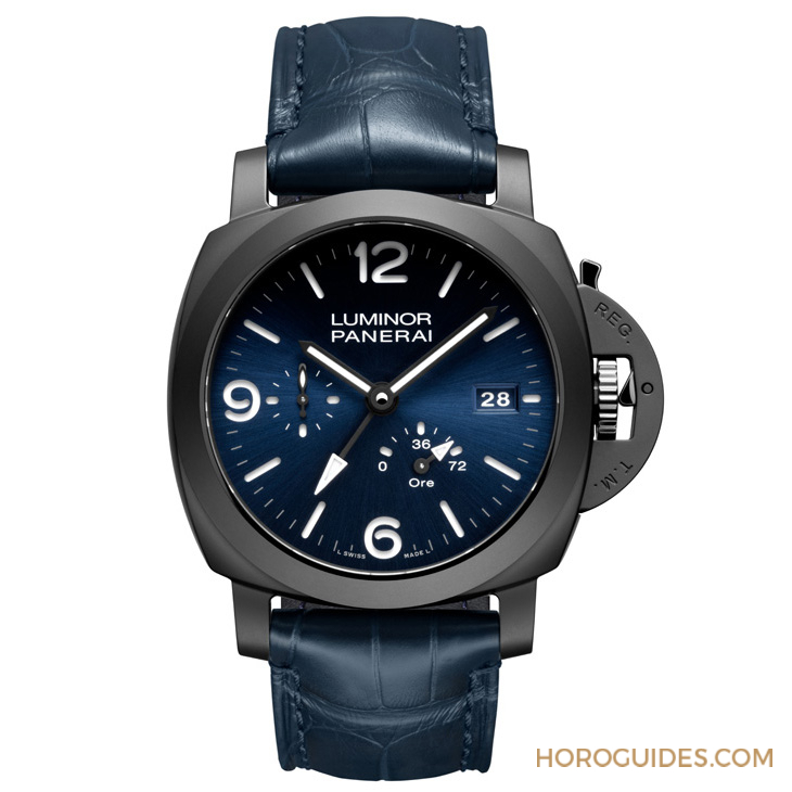 PANERAI - LUMINOR - PAM01574 - Panerai Luminor 兩地時間陶瓷腕錶PAM01574於米蘭國際家具展初亮相