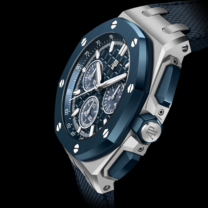 AUDEMARS PIGUET - ROYAL OAK - 26674SG.OO.1320SG.01 - 全新自動上鍊萬年曆機芯7138、「雲夜藍50」陶瓷新色,Audemars Piguet愛彼150年週年話題新作強勢連發