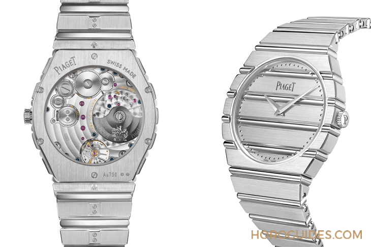 PIAGET - BLACK TIE - G0A50237 - 結合大膽輪廓與金質光影的復古魅力｜PIAGET Polo 79腕錶白金版現身、梯形錶殼Sixtie腕錶初亮相