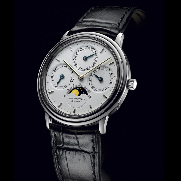 AUDEMARS PIGUET - ROYAL OAK - 26674SG.OO.1320SG.01 - 全新自動上鍊萬年曆機芯7138、「雲夜藍50」陶瓷新色,Audemars Piguet愛彼150年週年話題新作強勢連發