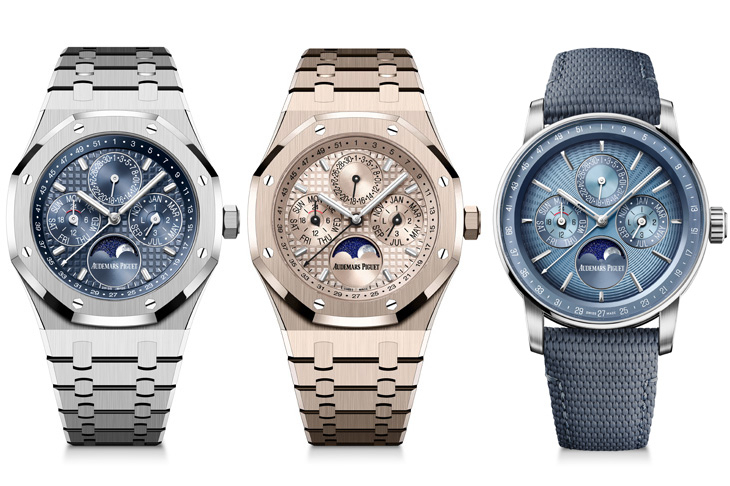 AUDEMARS PIGUET - ROYAL OAK - 26674SG.OO.1320SG.01 - 全新自動上鍊萬年曆機芯7138、「雲夜藍50」陶瓷新色,Audemars Piguet愛彼150年週年話題新作強勢連發