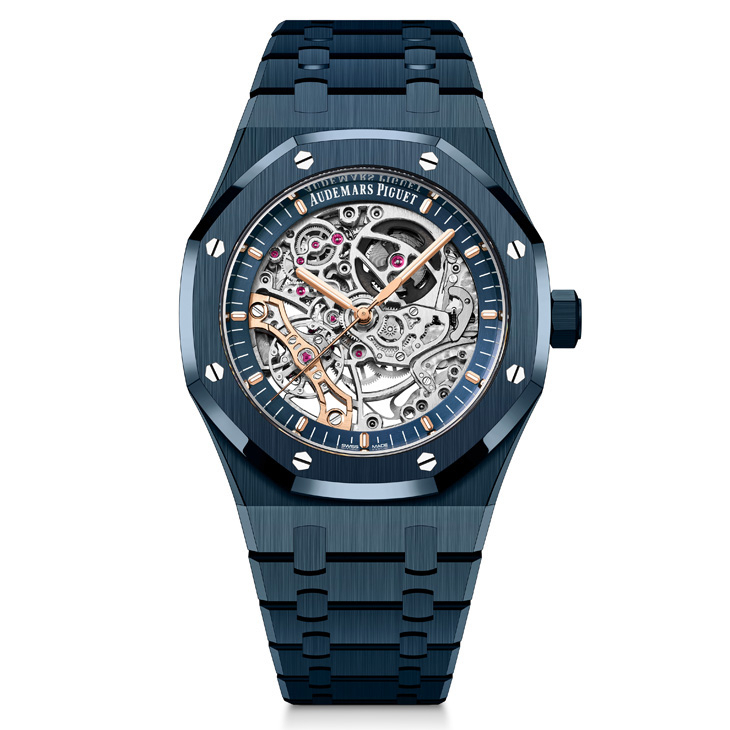 AUDEMARS PIGUET - ROYAL OAK - 26674SG.OO.1320SG.01 - 全新自動上鍊萬年曆機芯7138、「雲夜藍50」陶瓷新色,Audemars Piguet愛彼150年週年話題新作強勢連發