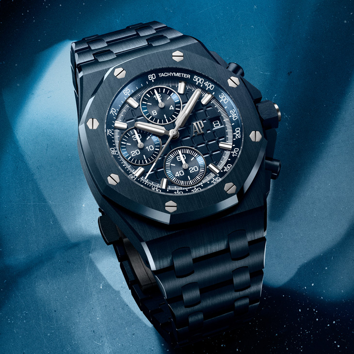 AUDEMARS PIGUET - ROYAL OAK - 26674SG.OO.1320SG.01 - 全新自動上鍊萬年曆機芯7138、「雲夜藍50」陶瓷新色,Audemars Piguet愛彼150年週年話題新作強勢連發