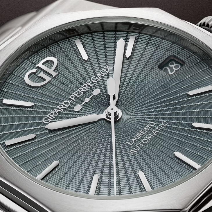 GIRARD-PERREGAUX - LAUREATO - 81010-11-3475-1CM - GP Laureato桂冠系列質感再升級,灰色大明火琺瑯面盤釋放深邃魅力