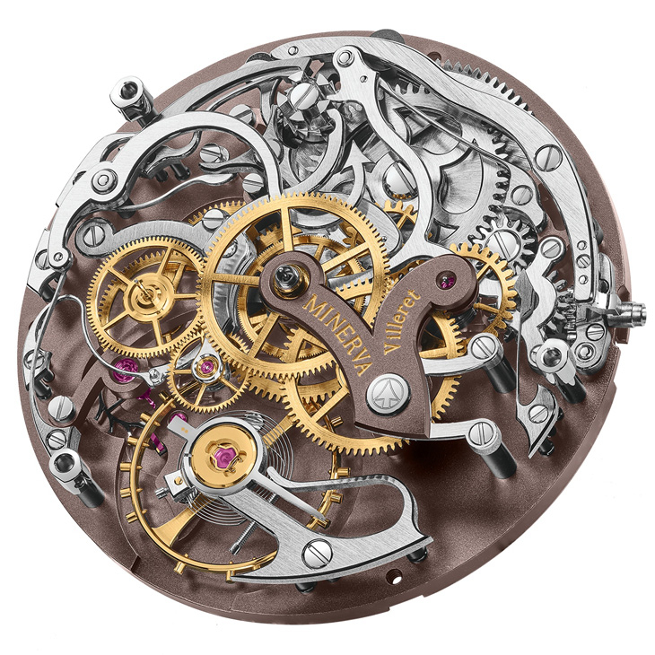 MONTBLANC - 1858 - 134281 - 以盡賞機芯為首務,MONTBLANC 1858系列Unveiled Minerva計時腕錶限量版100