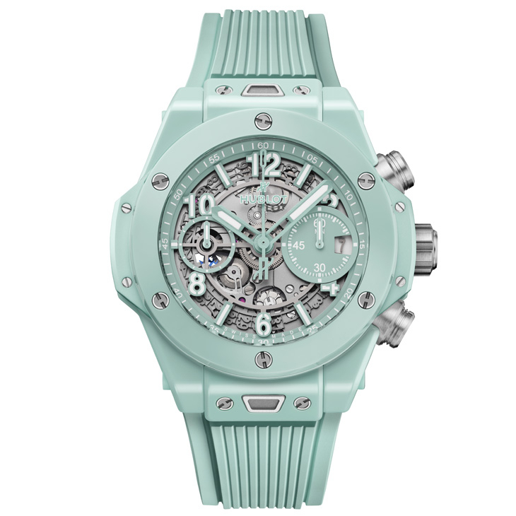 HUBLOT - BIG BANG - 441.GS.5221.RX - Hublot打造夏日最潮涼感腕錶|Big Bang薄荷綠陶瓷系列腕錶