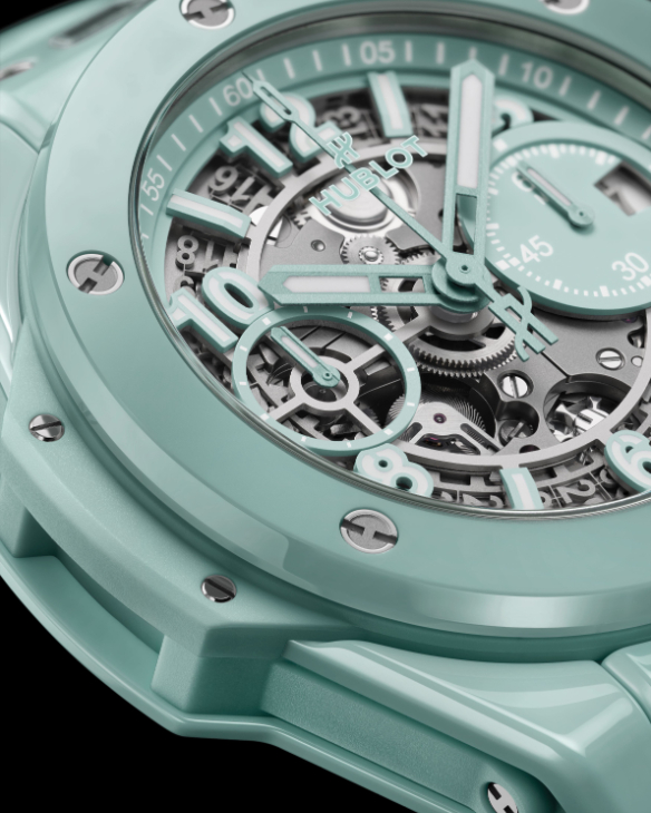 HUBLOT - BIG BANG - 441.GS.5221.RX - Hublot打造夏日最潮涼感腕錶|Big Bang薄荷綠陶瓷系列腕錶