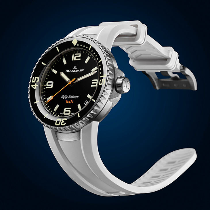 BLANCPAIN - FIFTY FATHOMS - 5029-12B30-94A - 寶珀全新錶帶快拆系統,五十噚Tech-nicolors腕錶率先採用