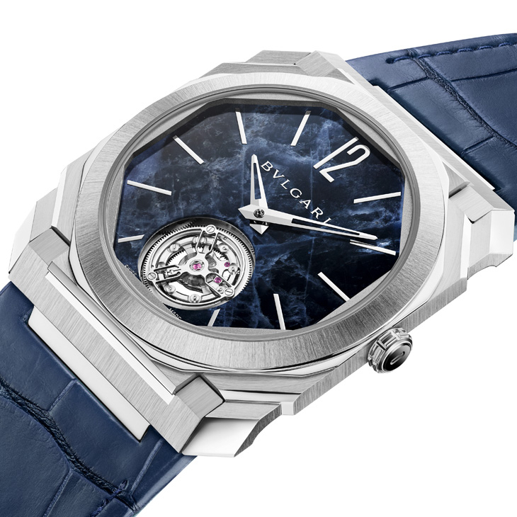 BVLGARI - OCTO - 104257 - 羅馬的靈魂，大理石的美｜BVLGARI Octo Finissimo大理石超薄陀飛輪腕錶