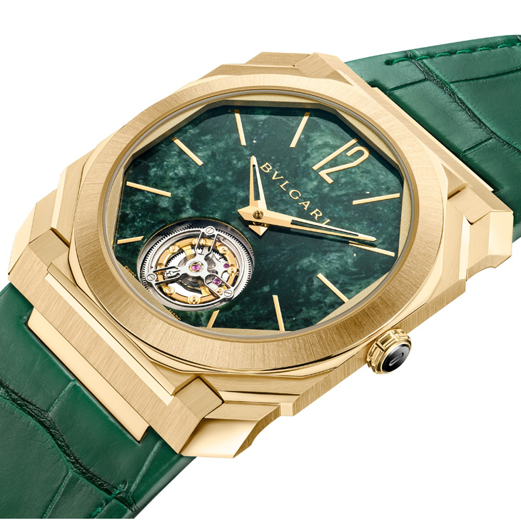 BVLGARI - OCTO - 104257 - 羅馬的靈魂，大理石的美｜BVLGARI Octo Finissimo大理石超薄陀飛輪腕錶