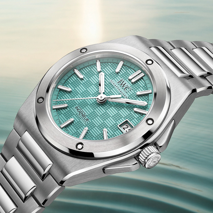 IWC - INGENIEUR - IW324902 - 捕捉夏日淺水光彩|全新「Pool」面盤,IWC Ingenieur工程師自動腕錶35