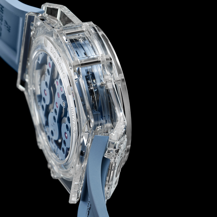 HUBLOT - BIG BANG - 424.JX.5120.RX - 天空藍映襯,透明張力再推進|Hublot Big Bang Meca-10 十日鍊天空藍寶石腕錶