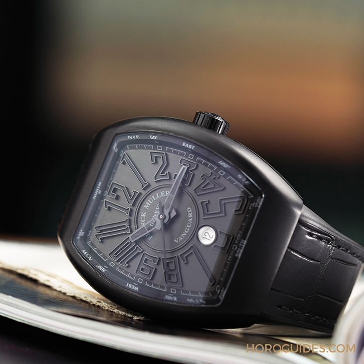 FRANCK MULLER - VANGUARD - V 45 SC DT - 硬派玩家才懂的全黑魅力|FRANCK MULLER Vanguard大三針日曆錶