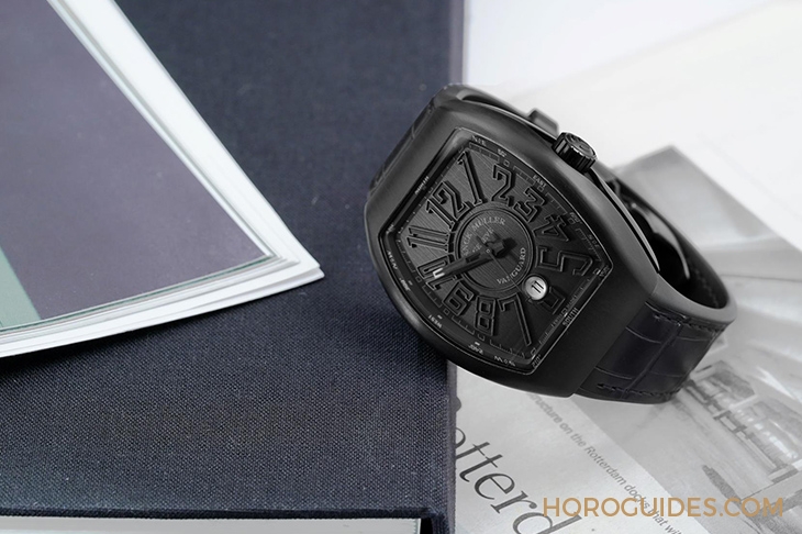FRANCK MULLER - VANGUARD - V 45 SC DT - 硬派玩家才懂的全黑魅力|FRANCK MULLER Vanguard大三針日曆錶